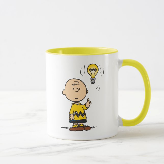 Erdnüsse | Charlie Browns Idee einer Glühbirne Tasse (Rechts)