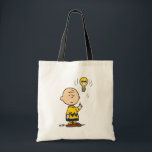 Erdnüsse | Charlie Browns Idee einer Glühbirne Tragetasche<br><div class="desc">Karo in diesem tollen Peanuts-Design mit Charlie Brown.</div>