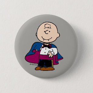 Erdnüsse Count Charlie Brown Button