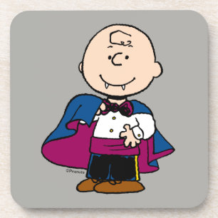 Erdnüsse   Count Charlie Brown Getränkeuntersetzer