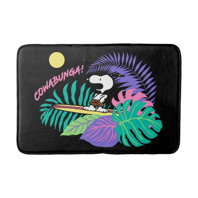 Erdnüsse | Cowabunga Snoopy Badematte (Vorderseite)