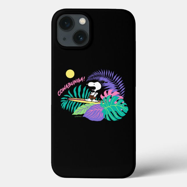 Erdnüsse | Cowabunga Snoopy Case-Mate iPhone Hülle (Rückseite)