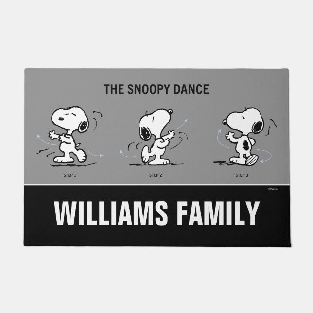 Erdnüsse | Der Snoopy-Tanz Fußmatte (Vorderseite)
