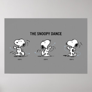 Erdnüsse   Der Snoopy-Tanz Poster