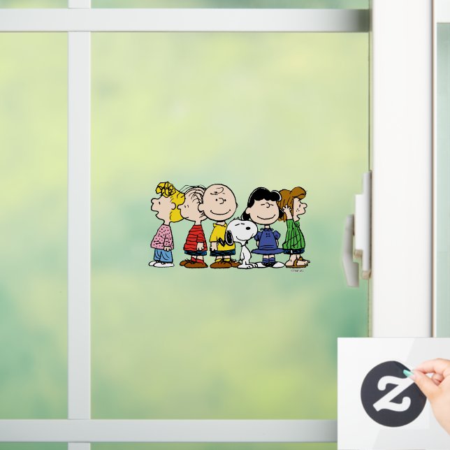Erdnüsse | Die Erdnussbande Fensteraufkleber (Zuhause)
