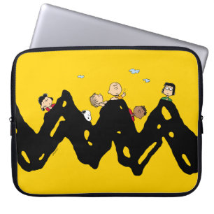 Erdnüsse Die Gang auf dem Zig Zag Laptopschutzhülle