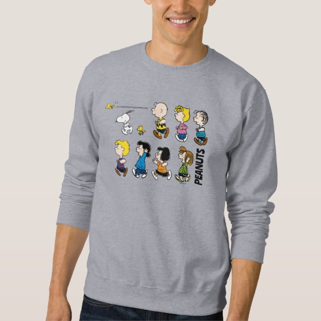 Erdnüsse | Die Gang geht vorwärts Sweatshirt (Vorderseite)