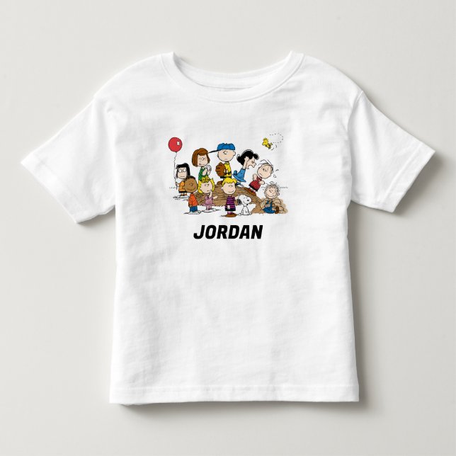 Erdnüsse | Die Gang | Name hinzufügen Kleinkind T-shirt (Vorderseite)