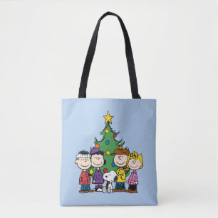 Erdnüsse Die Gang um den Weihnachtsbaum Tasche