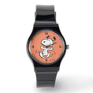 Erdnüsse Ein Snoopy Happy Dance Armbanduhr