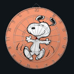 Erdnüsse | Ein Snoopy Happy Dance Dartscheibe<br><div class="desc">Snoopy ist der liebliche Beagle von Charlie Brown im Comic-Streifen Peanuts von Charles M. Schulz. Karo aus diesem niedlichen Peanuts Design mit diesem lieblichen Hund.</div>