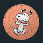 Erdnüsse | Ein Snoopy Happy Dance Dartscheibe<br><div class="desc">Snoopy ist der liebliche Beagle von Charlie Brown im Comic-Streifen Peanuts von Charles M. Schulz. Karo aus diesem niedlichen Peanuts Design mit diesem lieblichen Hund.</div>