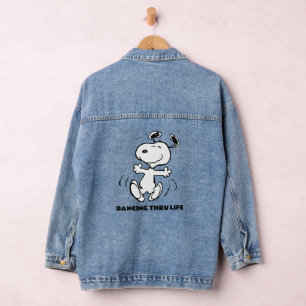 Erdnüsse   Ein Snoopy Happy Dance Jeansjacke