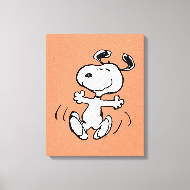 Erdnüsse | Ein Snoopy Happy Dance Leinwanddruck (Vorderseite)