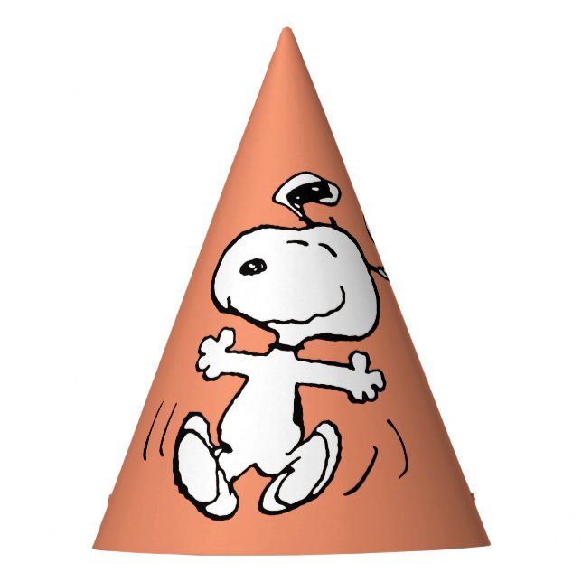 Erdnüsse | Ein Snoopy Happy Dance Partyhütchen (Vorderseite)