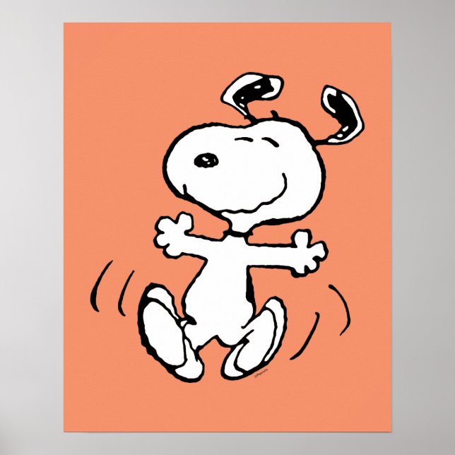 Erdnüsse | Ein Snoopy Happy Dance Poster (Vorne)