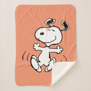 Erdnüsse   Ein Snoopy Happy Dance Sherpadecke