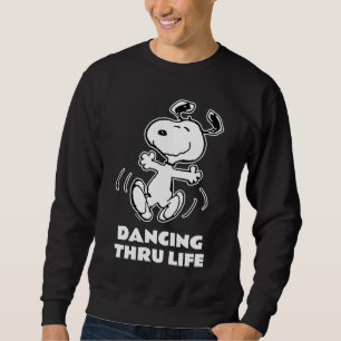 Erdnüsse Ein Snoopy Happy Dance Sweatshirt