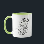 Erdnüsse | Ein Snoopy Happy Dance Tasse<br><div class="desc">Snoopy ist der liebliche Beagle von Charlie Brown im Comic-Streifen Peanuts von Charles M. Schulz. Karo aus diesem niedlichen Peanuts Design mit diesem lieblichen Hund.</div>