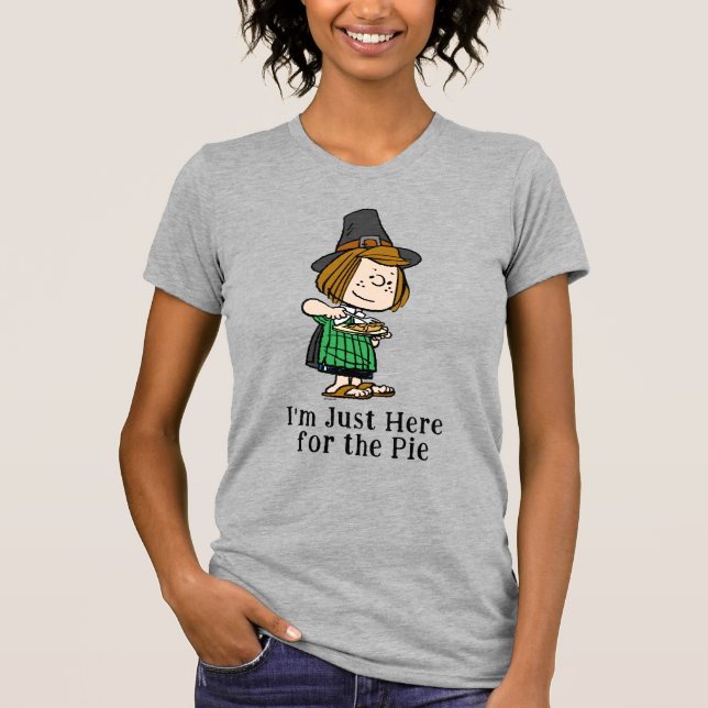 Erdnüsse | Erntedank Peppermint Patty T-Shirt (Vorderseite)