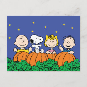 Erdnüsse   Es ist der große KürbisCharlie Brown Postkarte