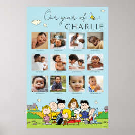 Erdnüsse | Foto Collage für Kinder im ersten Jahr Poster
