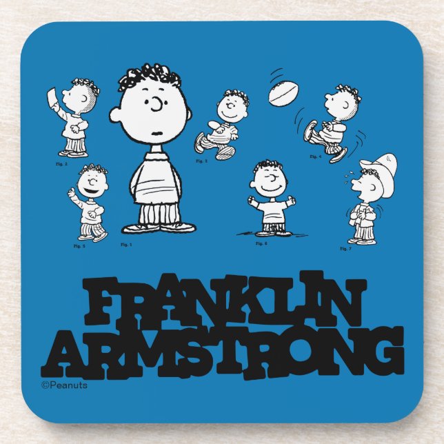 Erdnüsse | Franklin Armstrong Getränkeuntersetzer (Vorderseite)