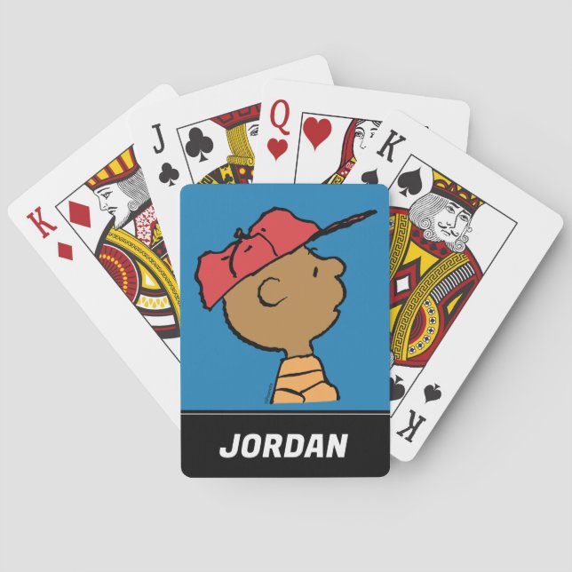 Erdnüsse | Franklin Baseball Cap Spielkarten (Rückseite)