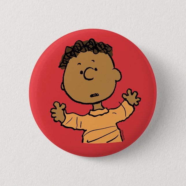 Erdnüsse | Franklin Look Button (Vorderseite)