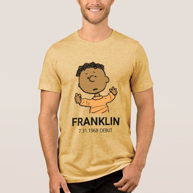 Erdnüsse | Franklin Look Tri-Blend Shirt (Vorderseite)
