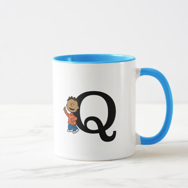 Erdnüsse | Franklin Monogram Q Tasse (Rechts)