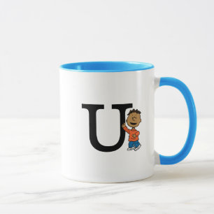 Erdnüsse Franklin Monogram U Tasse