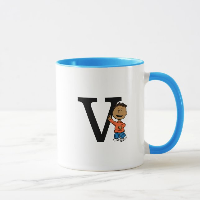 Erdnüsse | Franklin Monogram V Tasse (Rechts)
