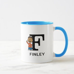 Erdnüsse Franklin Name & Monogram F Tasse