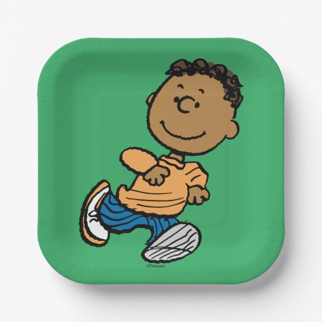 Erdnüsse | Franklin Running Pappteller (Vorderseite)