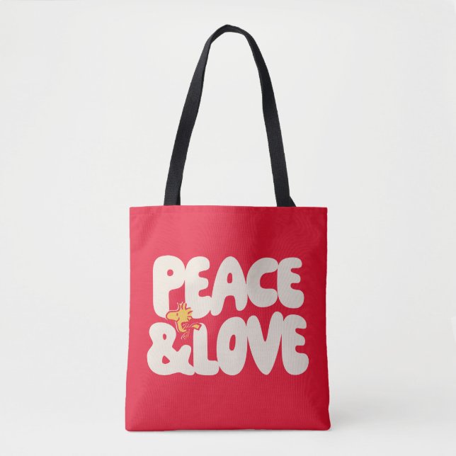 Erdnüsse | Frieden und Liebe Woodstock Tasche (Vorderseite)