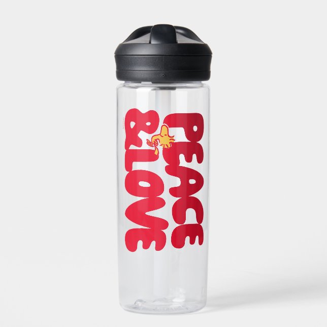 Erdnüsse | Frieden und Liebe Woodstock Trinkflasche (Vorderseite)