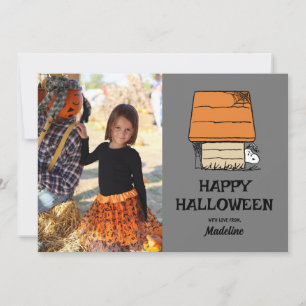 Erdnüsse Frohe Halloween Feiertagskarte