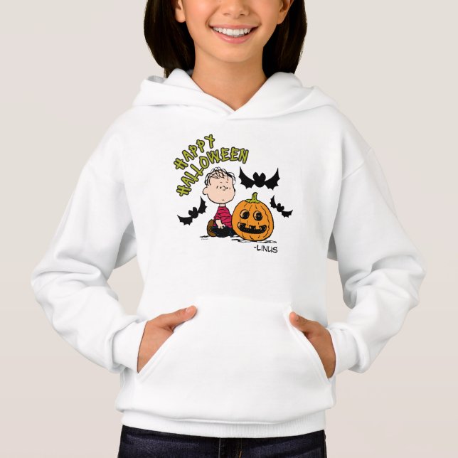 Erdnüsse | Frohe Halloween Linus Hoodie (Vorderseite)