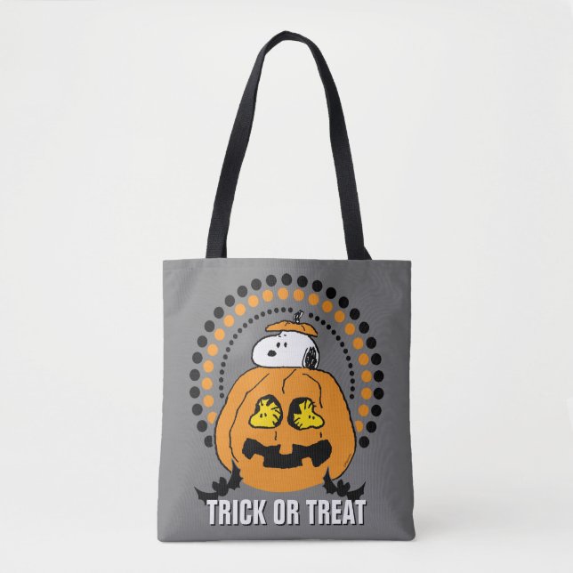 Erdnüsse | Frohe Halloween Tasche (Vorderseite)