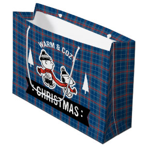 Erdnüsse   Frohe Weihnachten Snoopy & Charlie Brow Große Geschenktüte