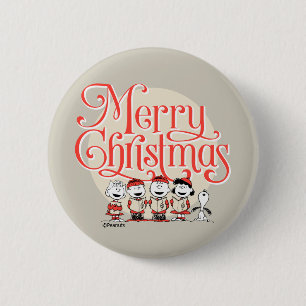 Erdnüsse Frohe Weihnachtslieder Button