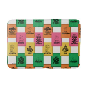 Erdnüsse Fun Colorblock Muster Badematte