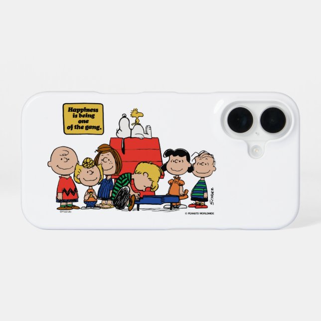 Erdnüsse | Glück ist eins der Gang iPhone 16 Hülle (Rückseite (Horizontal))