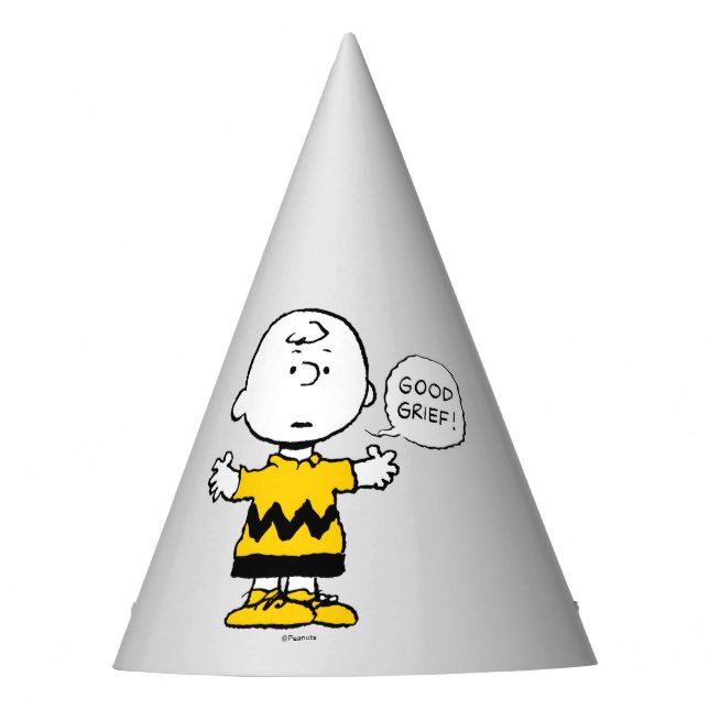 Erdnüsse | Good GTrauer Charlie Brown Partyhütchen (Vorderseite)