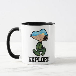 Erdnüsse   Große Snoopie im Freien Tasse