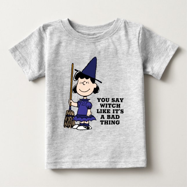 Erdnüsse | Halloween Lucy Hexe Baby T-shirt (Vorderseite)