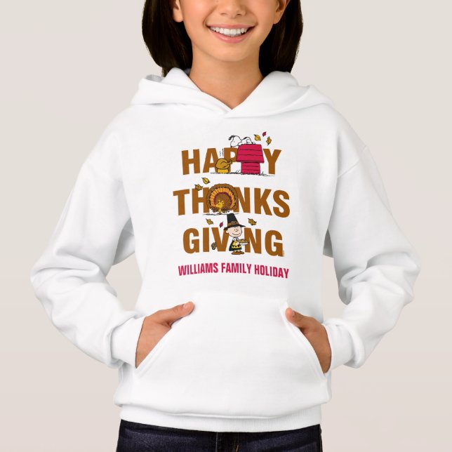 Erdnüsse | Happy Thanksgiving Combo Hoodie (Vorderseite)