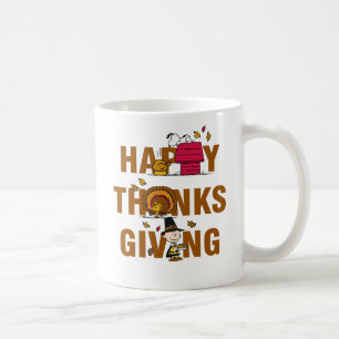 Erdnüsse   Happy Thanksgiving Combo Kaffeetasse