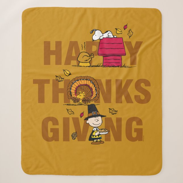Erdnüsse | Happy Thanksgiving Combo Sherpadecke (Vorderseite)